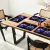 Porselein- Kersen - Delfts - Blauw Placemat vinyl groot -zzsfeer4_Kitchenyeah-website