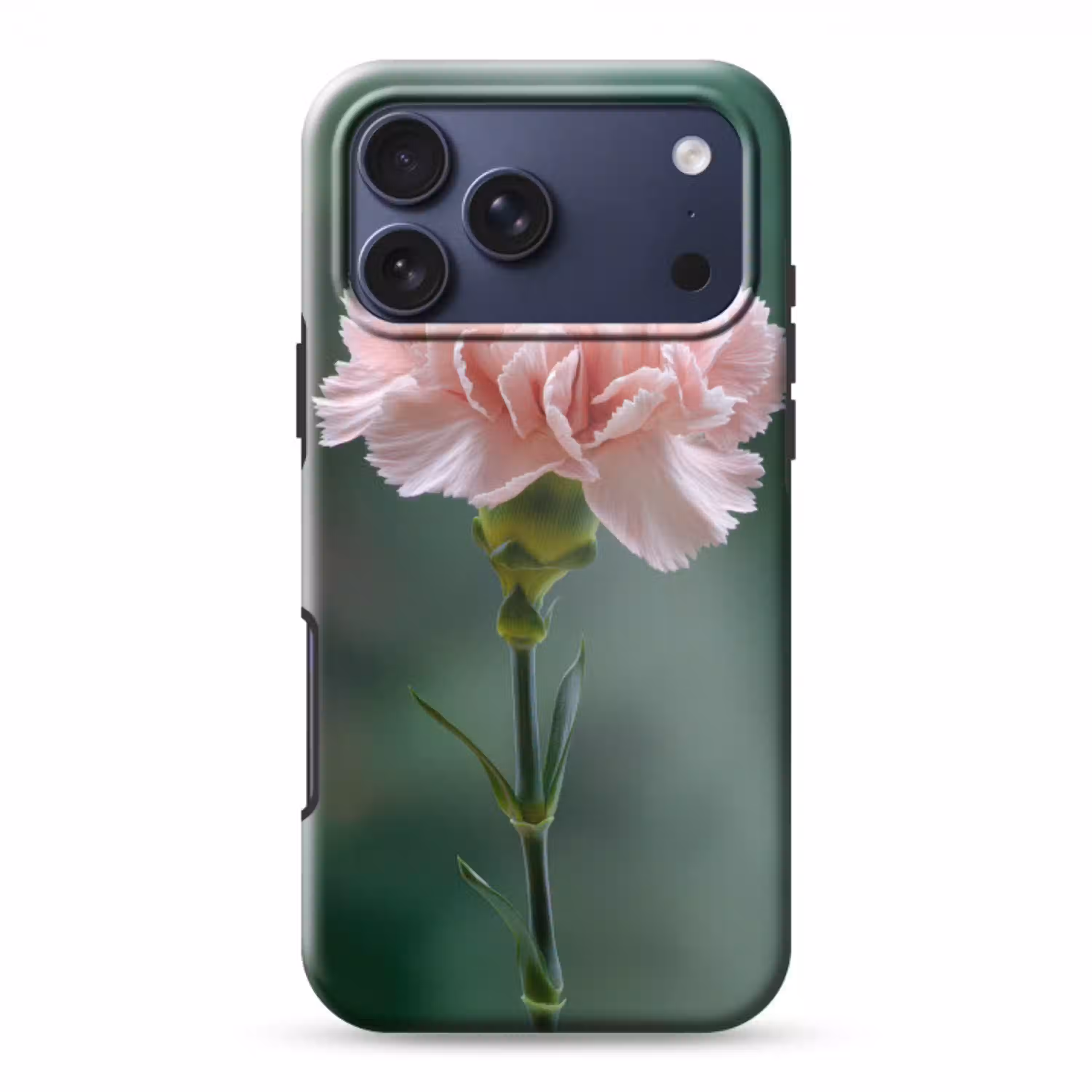 Anjer - Roze - Bloemblaadjes Toughcase MagSafe Apple iPhone 17 Pro Max klein -3d