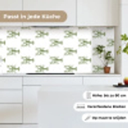 Kreeften - Groen - Patroon keuken achterwand 2 middel -sfeer4_DE