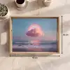 Wolk - Regenboog - Zee Dienblad Rechthoek middel -USP_Formaat