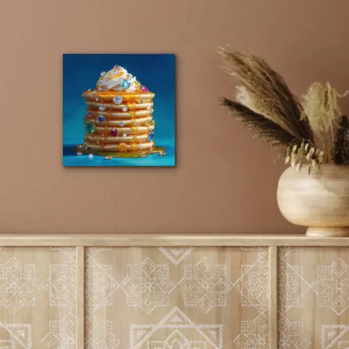 Pannenkoeken - Steentjes - Glitter - Slagroom aluminium wit klein -sfeer4