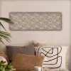 Oosters - Bloemen - Beige - Grijs canvas 2cm klein 828 -sfeer1