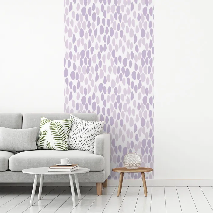 Paars - Vormen - Patroon fotobehang vinyl groot 64 -woonkamer