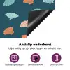 Zee - Dieren - Donkerblauw - Schelpen Inductie beschermer vinyl 3mm klein 276 -zzzzzzz-cc-onderkant