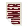 Eten - Decoratie - Rood - Vintage Muursticker klein -3d