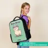 Kawai - Alpaca - Groen Rugzak - Zwart middel -sfeer6_NL