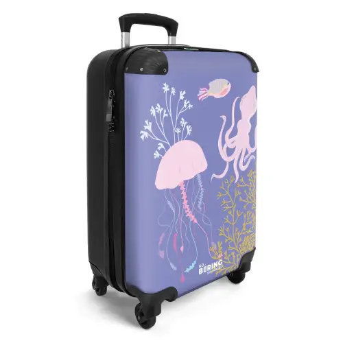 Summer memories - Dans van de zeedieren NBS - Handbagage koffer - Kinderen Unisex middel -productfoto_3d