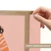 Meisje - Deken - Gestreept - Oranje Light Box met batterij (Wandlamp) middel -USP_websiteprintNL
