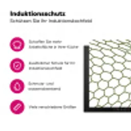 Voetbal - Goal - Sport - Groen Inductie beschermer vinyl 3mm klein -zzzzzzz-lf-ups