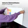 You are art - Kleurrijk - Grafisch Inductie beschemer met haakjes klein -ky-ophangen-de