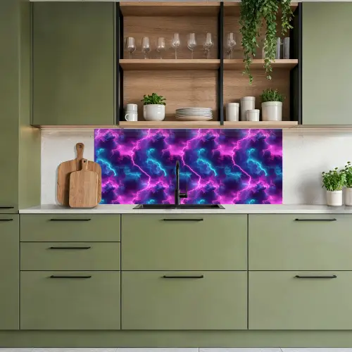 Elektrisch - Neon - Lucht keuken achterwand 2 middel 871 -sfeer3
