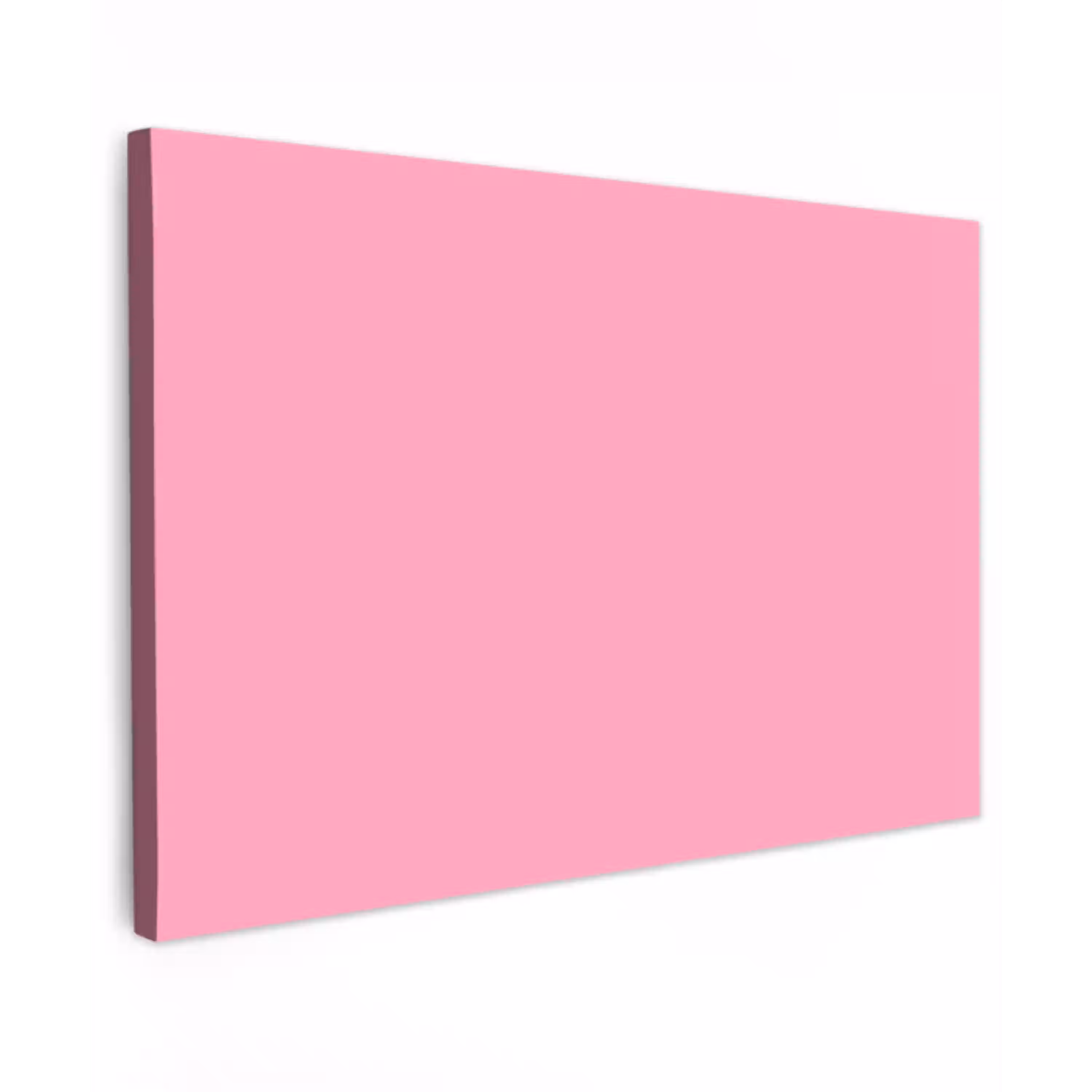 Bubblegum - Pink - Roze Tuinposter op houten frame 2 cm dik klein 845 -3d