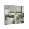 Penseelstreken - Groen - Abstract - Japandi PET vilt klein -3d