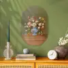 Neutral - Bloemen - Boeket - Vaas Wandcirkel Ovaal Forex klein -sfeer2