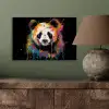 Panda - Graffiti - Dieren - Zwart - Kleuren aluminium wit klein -sfeer2