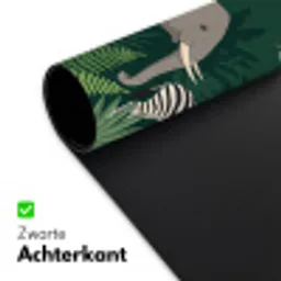 Tropisch - Jungle -  Groen Muismat XXL klein -sfeer2