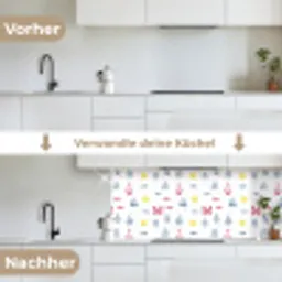 Nautisch - Illustraties - Kleurrijk keuken achterwand 2 middel 871 -voor-na_DE