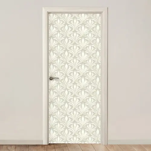 Barok - Patroon - Beige deurposter klein 289 -3d_beige