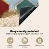 Strand - Huisjes - Kleurrijk - Duinen Inductie beschemer met haakjes klein -ky-onderkant-nl