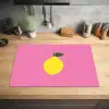 Citroen - Geel - Fris Inductie beschermer vinyl 3mm klein -sfeer5