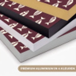 Vissen - Grafisch - Patroon - Donker Textielframe zwart klein 947 -USP_kleurenNL