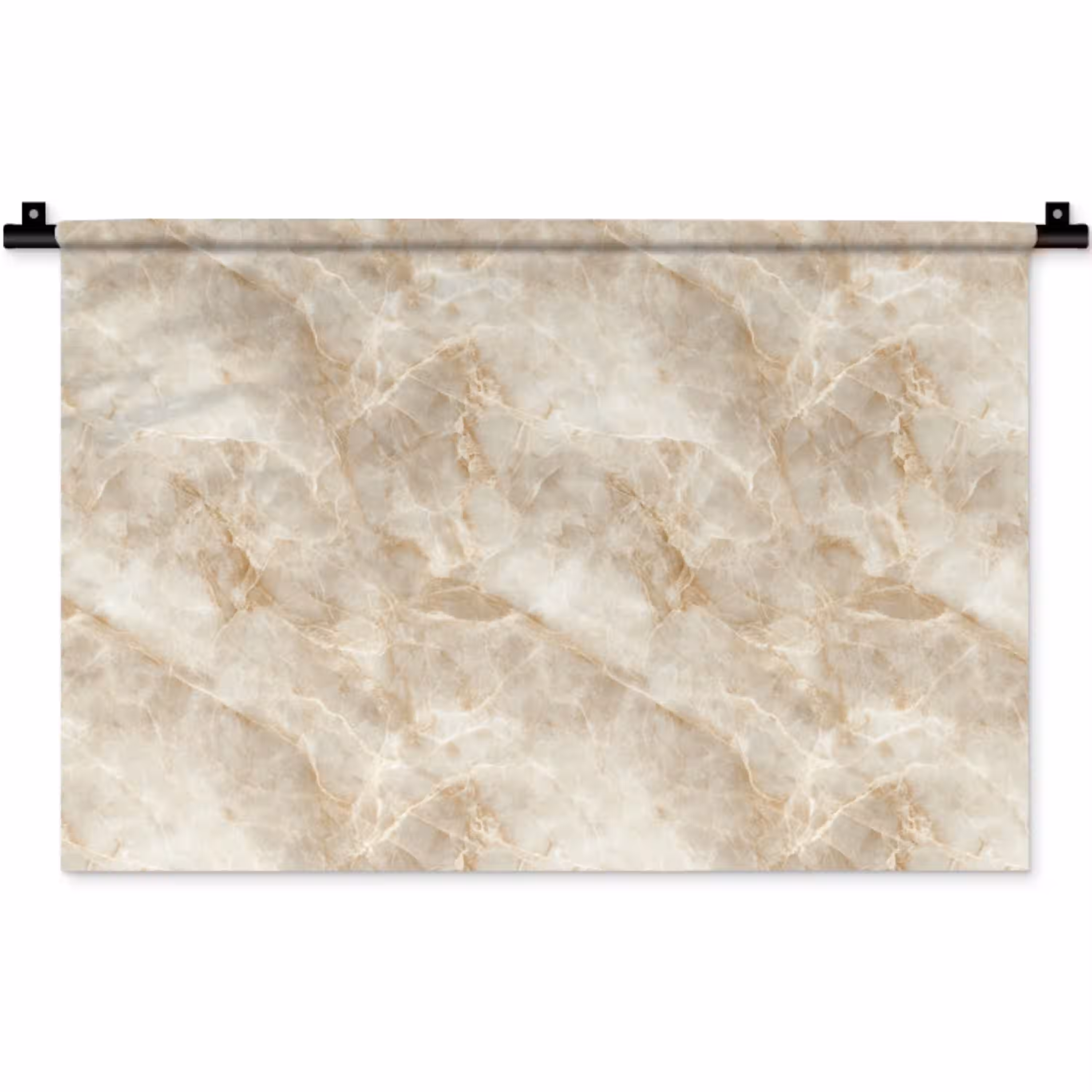 Lichtbeige - Onyx - Subtiel Wandkleed katoen klein 269 -zz3d