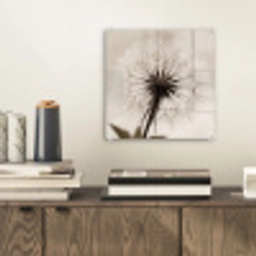 Paardenbloem - Minimalistisch - Wit plexiglas 5mm klein -sfeer1