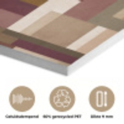 Modern - Geometrie - Kleurrijk PET vilt klein 837 -closeup_NL