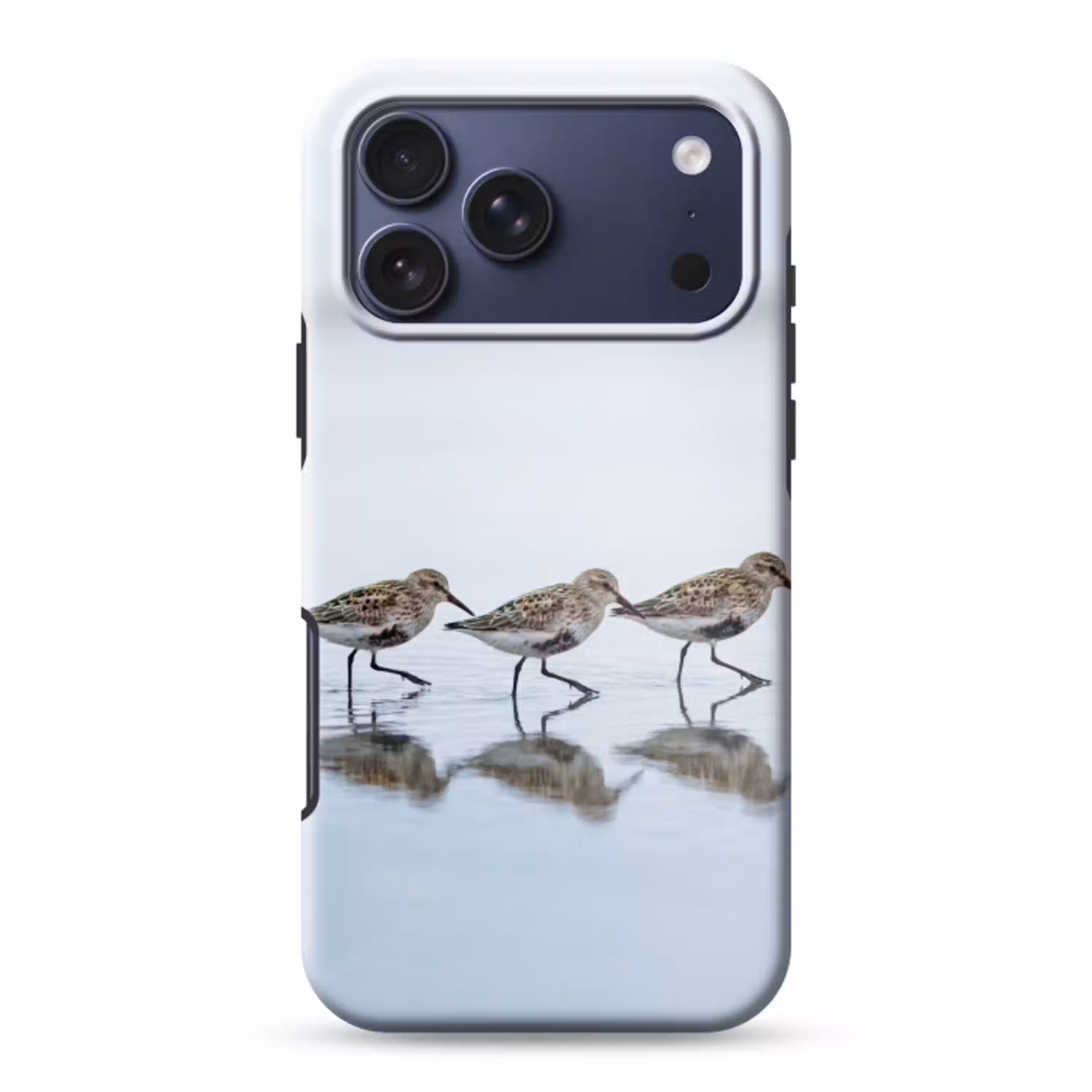 Vogels - Water - Grijs Toughcase MagSafe Apple iPhone 17 Pro Max klein -3d