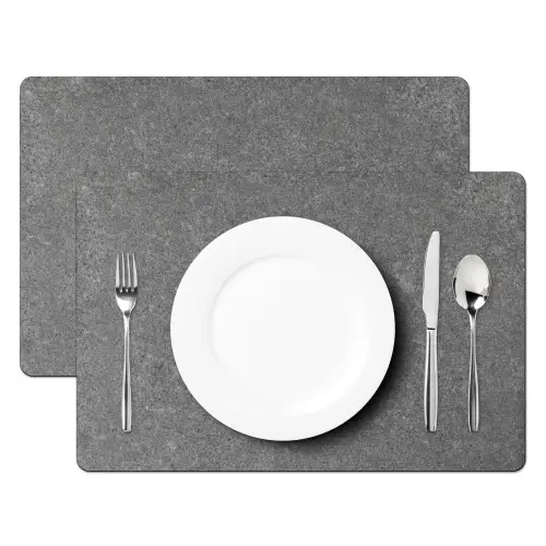 Beton - Patronen - Cement - Vintage - Textuur - Rustiek Placemat vinyl groot -zzsfeer2_Kitchenyeah-website