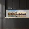 Skyline - New York - Brug - Wolkenkrabbers keuken achterwand 2 middel -sfeer1
