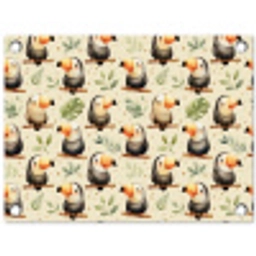 Toekans - Exotisch - Kleurrijk tuinposter los doek klein 239 -3d