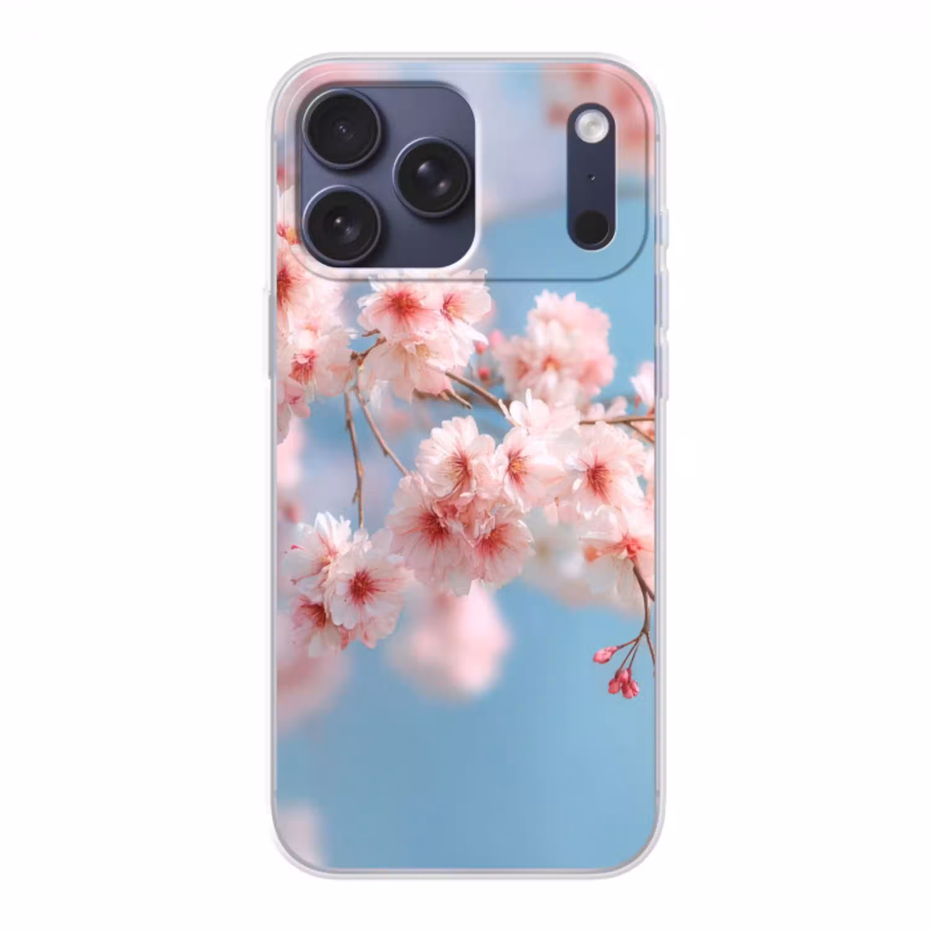Takken - Bloesems - Roze Telefoonhoesje iPhone 17 Pro Max klein -3d