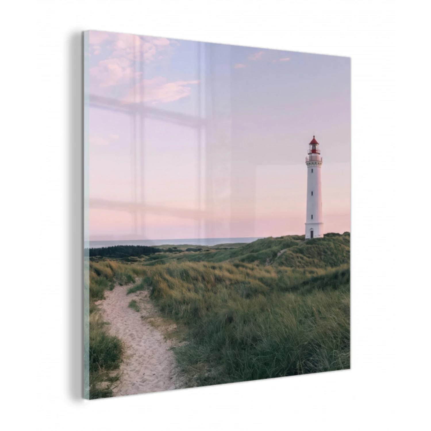Vuurtoren - Duinlandschap - Zee plexiglas 5mm klein -z3d