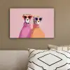 Jachtluipaarden - Zonnebrillen - Truien canvas 2cm klein -sfeer3