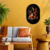 Schaal - Boeket - Bloemen Wandcirkel Ovaal Forex klein -sfeer4