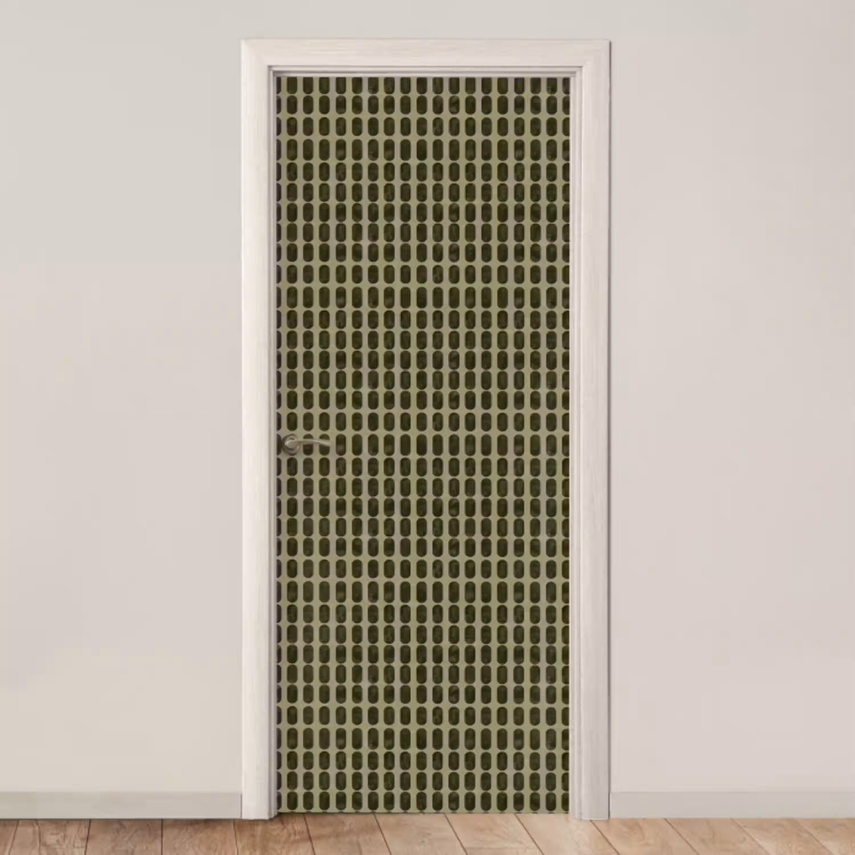 Ritmisch - Effect - Groen deurposter klein 289 -3d_beige