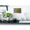 Bloem - Quote - Vintage - Art Muursticker klein -keuken