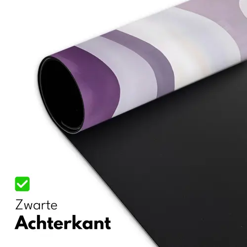 Golven - Heuvels - Abstract - Paars Muismat XXL klein -sfeer2