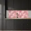 Roze - Kwarts - Goud - Marmer keuken achterwand 2 middel 871 -sfeer1