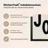 Kerst - Quote - Joy - Zwart - Feestdagen Inductie beschermer vinyl 3mm middel -tsfeer2_DE