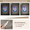 Hartje - Blauw - Tie Dye Light Box met kabel (Kinderlampje) klein -USP_dimbaarNL
