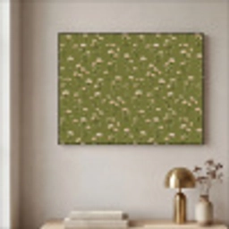 Landelijk - Bloemen -  Groen Textielframe zwart klein 947 -sfeer2