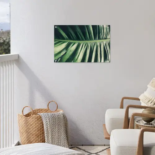 Bladeren - Tropisch - Jungle tuinposter los doek klein -sfeer8
