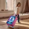 Eenhoorn op een sterrenhemel achtergrond Kinderkoffer - Roze klein -sfeer1