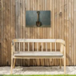 Schep - Gereedschap - Schilderij Tuinposter op houten frame 2 cm dik klein -sfeer4