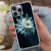 Zeewezen - Wit - Golven - Water Hoesje iPhone 16 Pro Max met koord klein -sfeer3