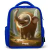 Coconote Elephante Kinderrugzak - Blauw middel -3d