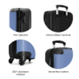 34-8 NBS - Handbagage koffer - Volwassenen Unisex middel zzzzzzzbolletjes_NL