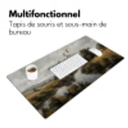 Eenden - Rivier - Landschap - Vlucht - Nostalgisch Muismat XXL klein -zsfeer4_frans